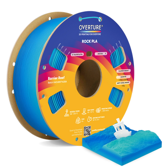 Overture Rock PLA 3D Printer Filament 1.75mm - Overture 3D