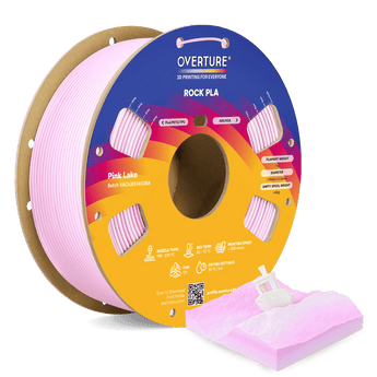Overture Rock PLA 3D Printer Filament 1.75mm - Overture 3D