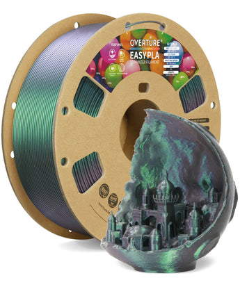 Overture Shimmer PLA 3D Printer Filament 1.75mm - 3D Printed Sample Showcase