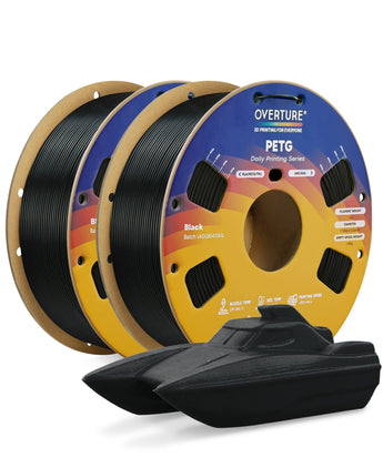 PETG 3D Printer Filament 1.75mm - 2 Pack - Overture 3D
