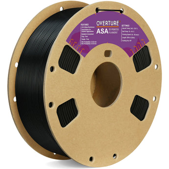 Overture ASA 3D Printer Filament 1.75mm 1kg Spool