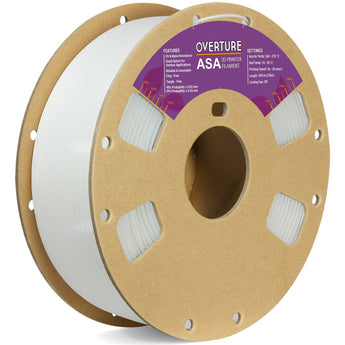 Overture ASA 3D Printer Filament 1.75mm - Surface Finish & Texture Detail